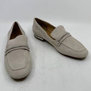 NWT FRANCO SARTO Damia Light Gray Loafers